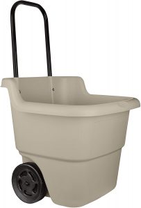  Suncast Resin 15.5 Gallon Multi-Purpose Cart with Wheels