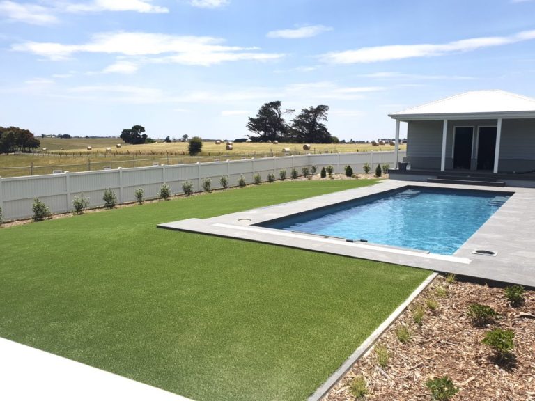 Artificial Grass Around Pool